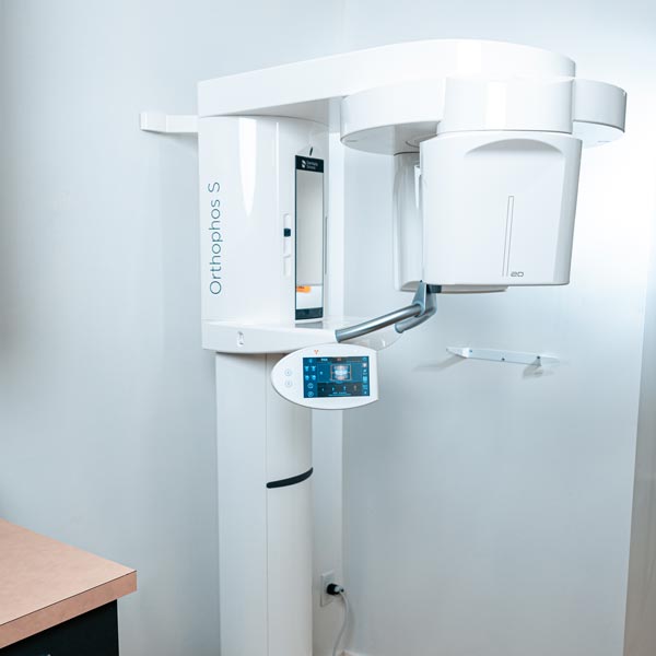 Orthophos S dental imaging machine with control panel in Dripping Springs, TX